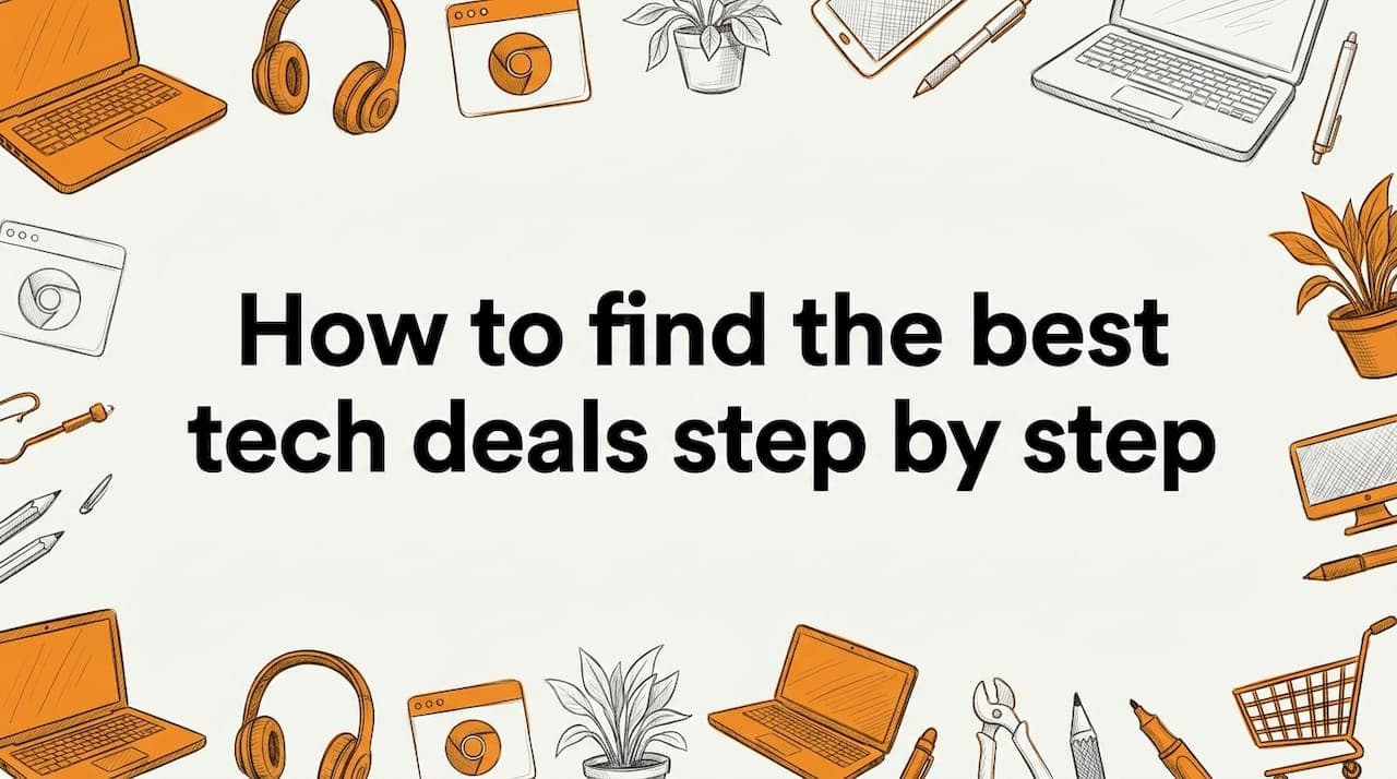 How to find the best tech deals step by step