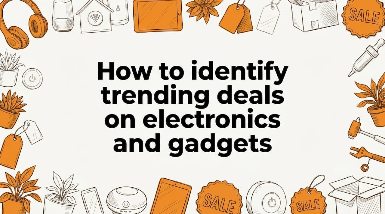 How to identify trending deals on electronics and gadgets